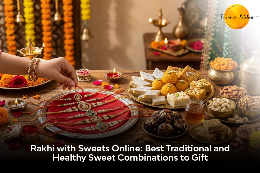 Rakhi with Sweets Online: Best Traditional and Healthy Sweet Combinations to Gift