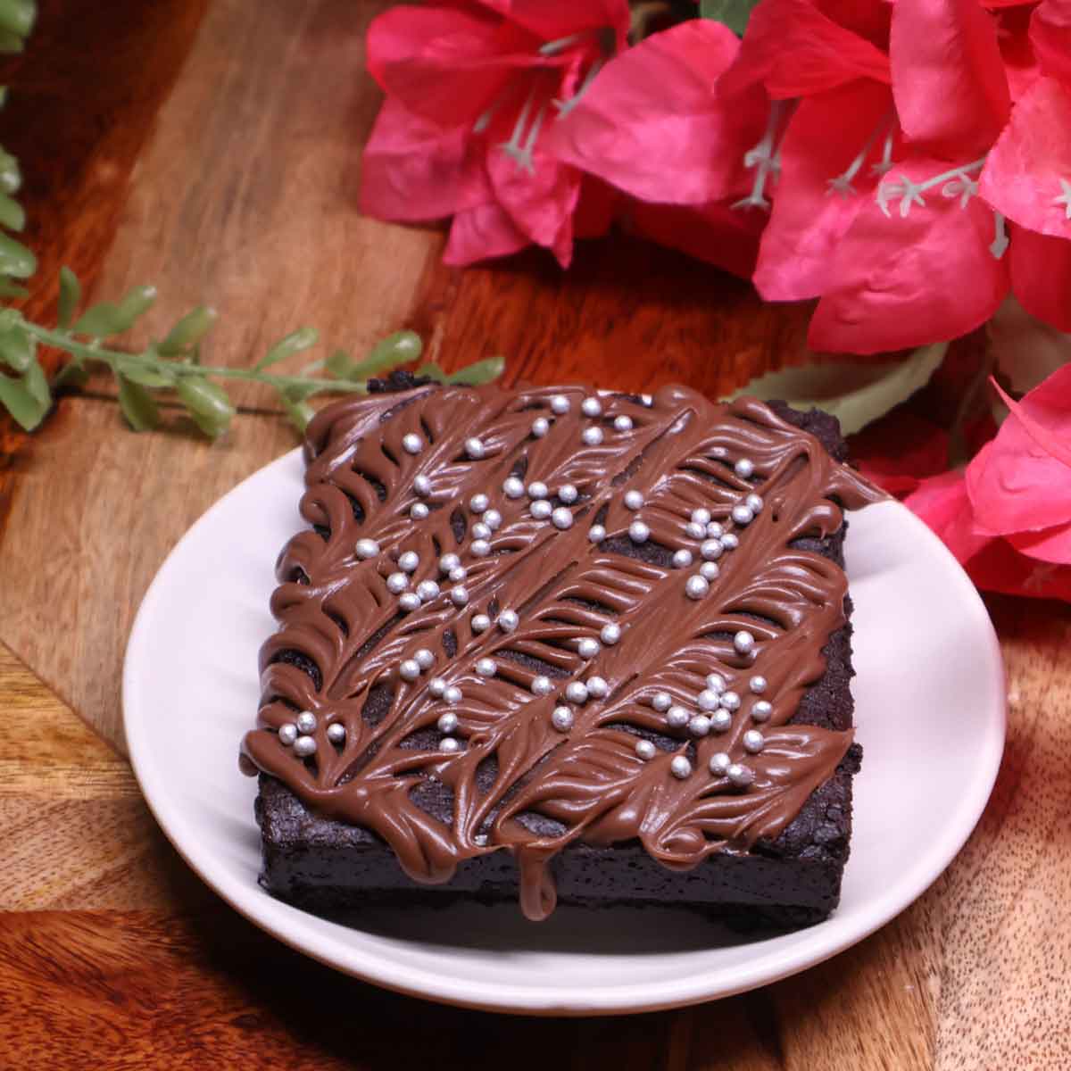 Gluten Free Classic Walnut Brownie - Small (95 gm)