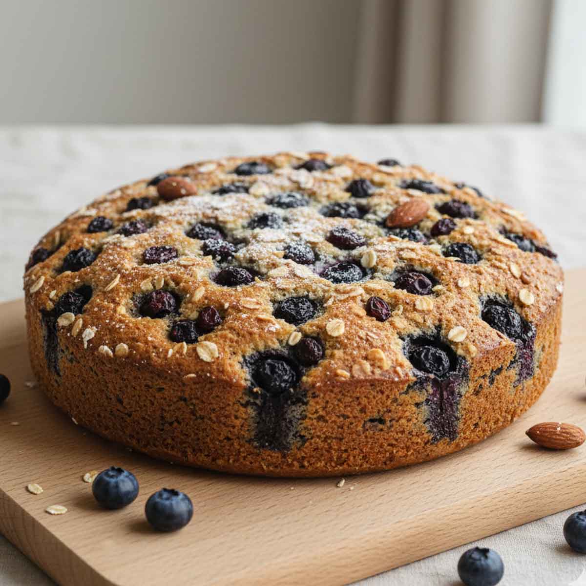 Blueberry Dry Cake