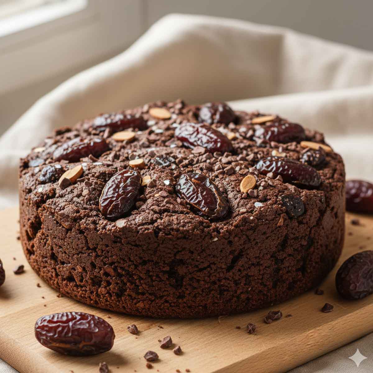 Chocolate Dates Dry Cake