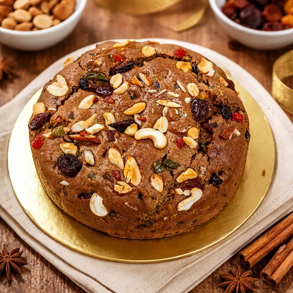 Christmas Plum Dry Cake