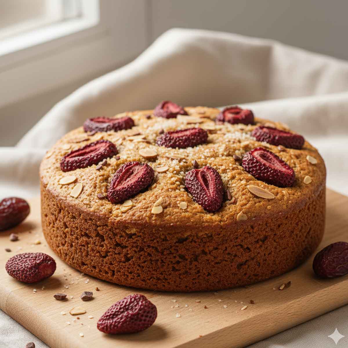 Strawberry Dry Cake