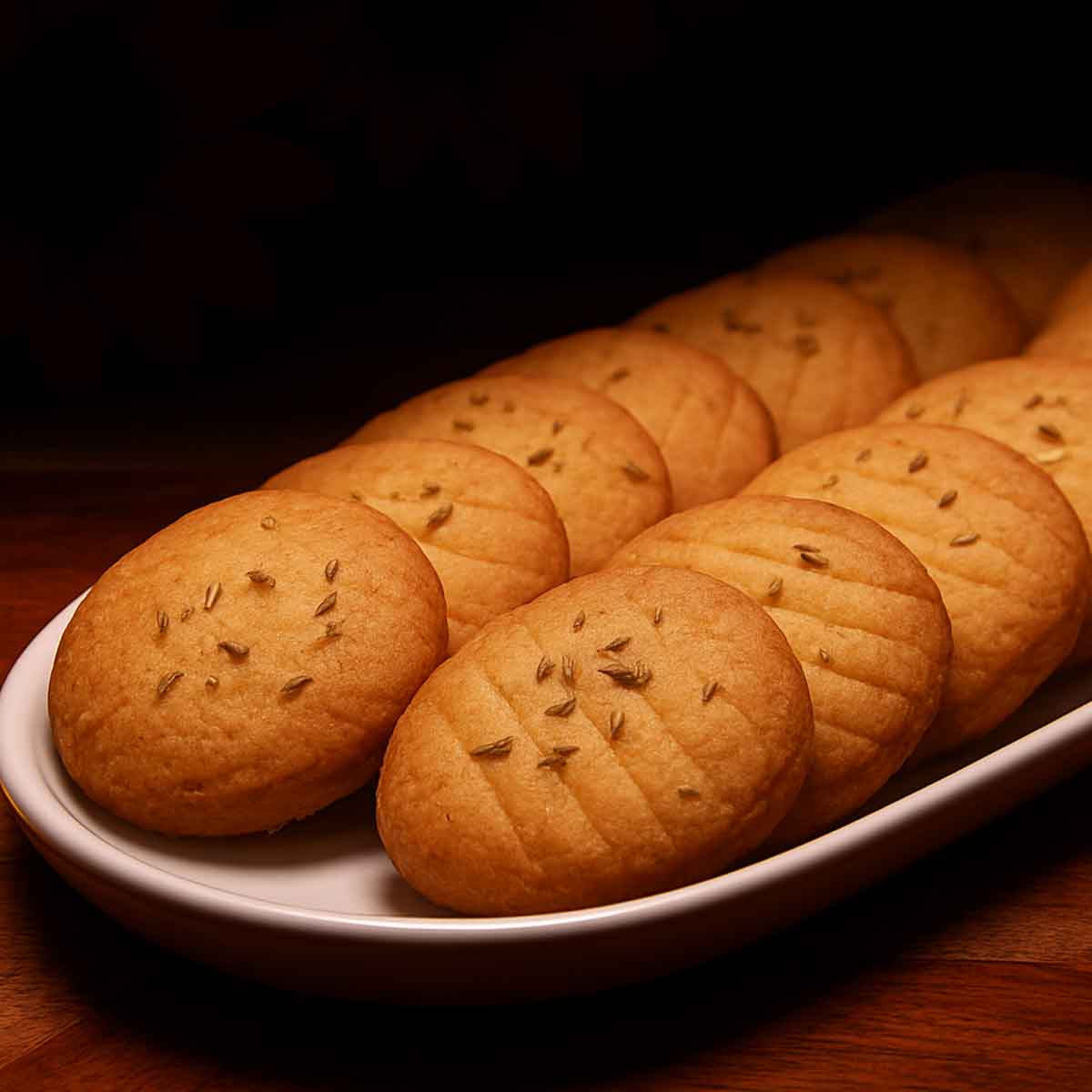 Gluten Free Jowar (Sorghum) Ajwain Cookies
