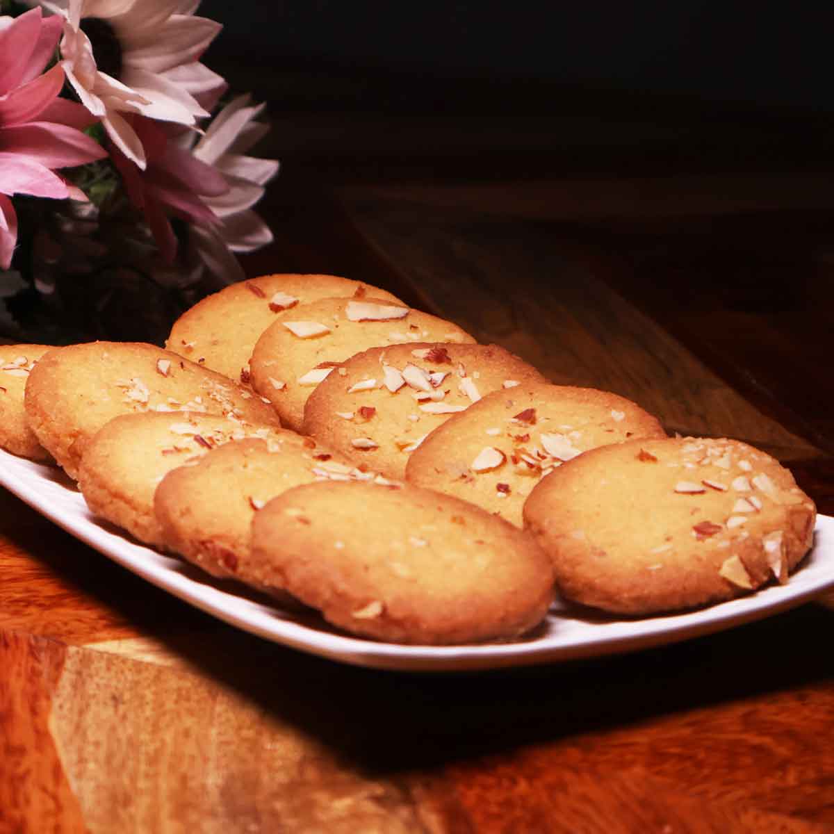 Gluten Free Jowar (Sorghum) Almond Cookies