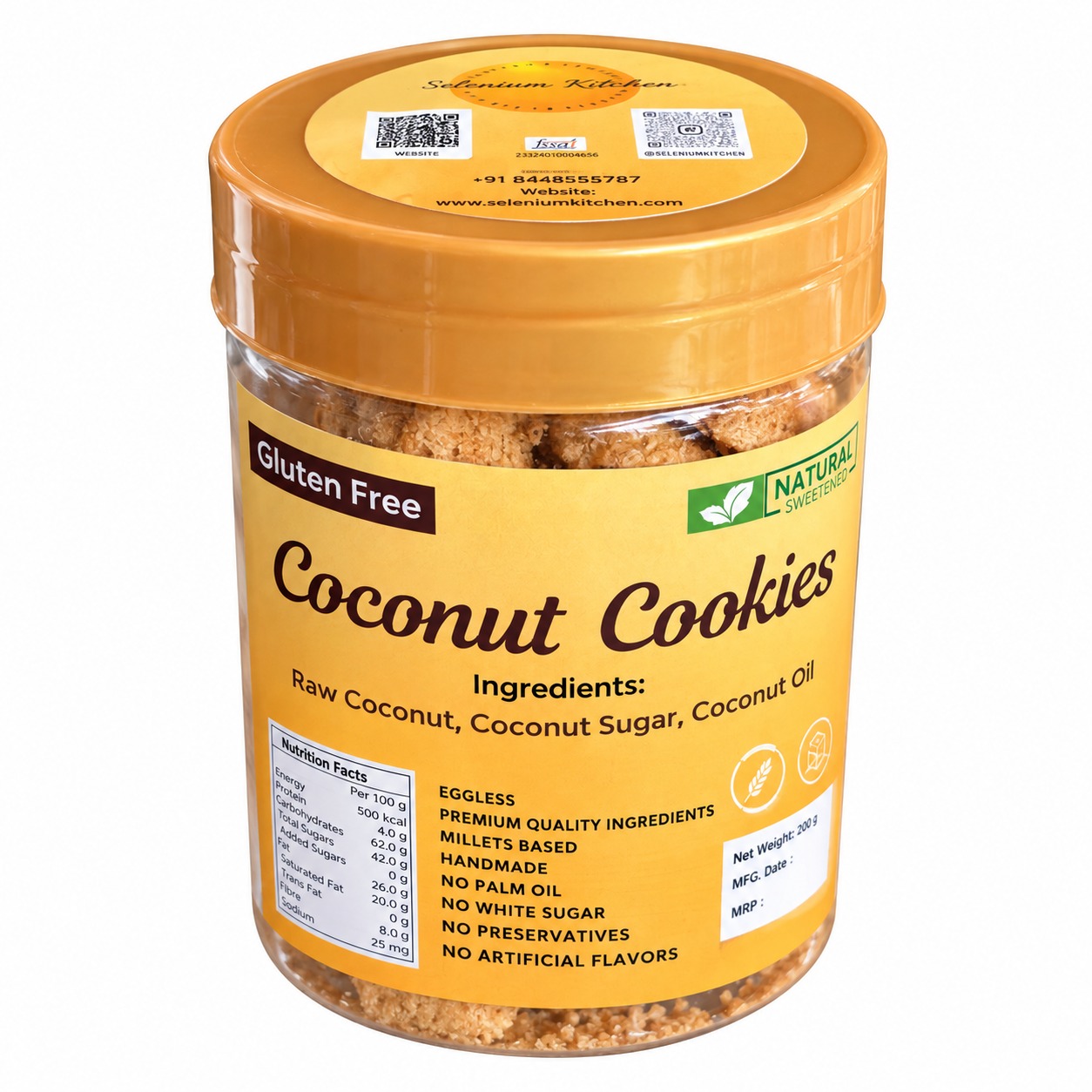 Gluten Free Coconut Cookies
