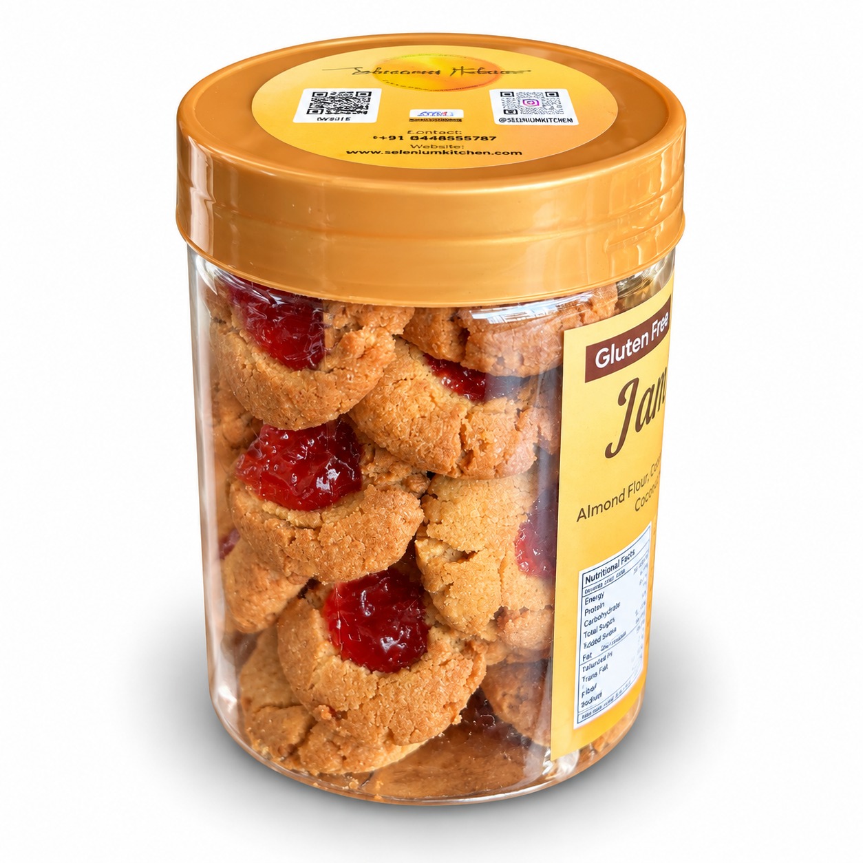 Gluten Free Jam Cookies