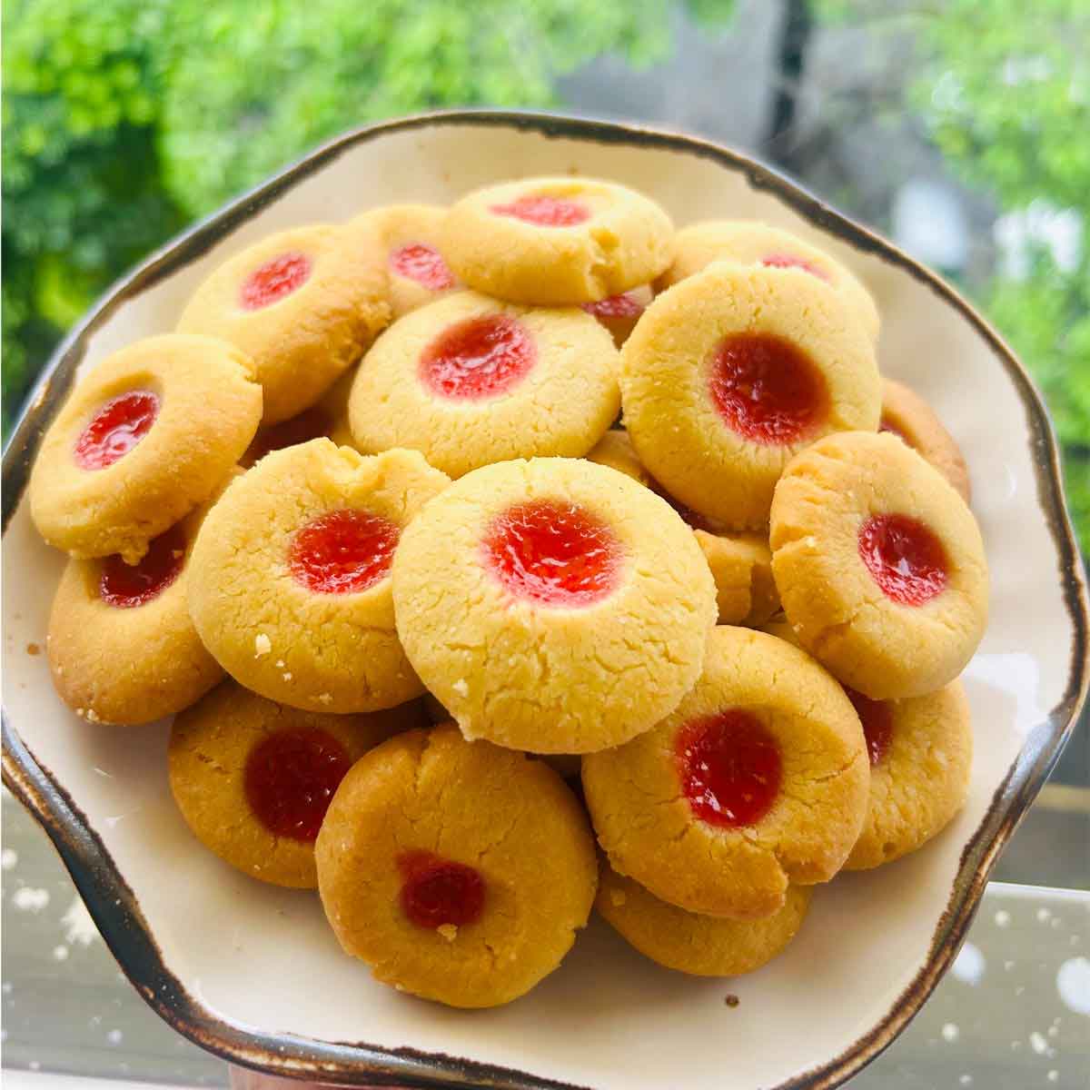 Gluten Free Jam Cookies