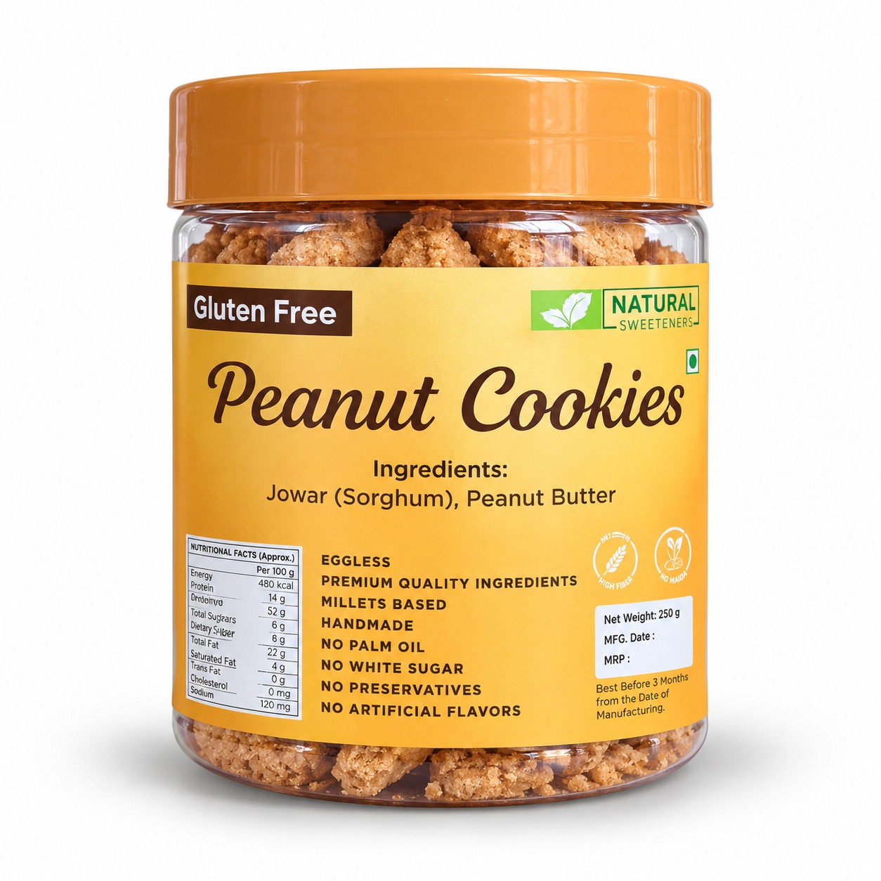 Gluten Free Peanuts Cookies