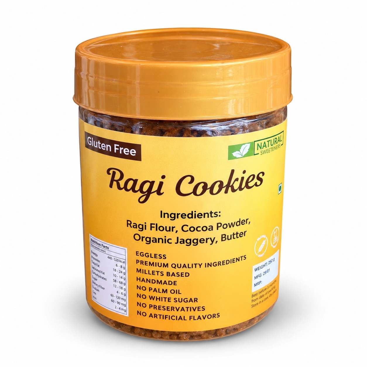 Gluten Free Ragi Cookies
