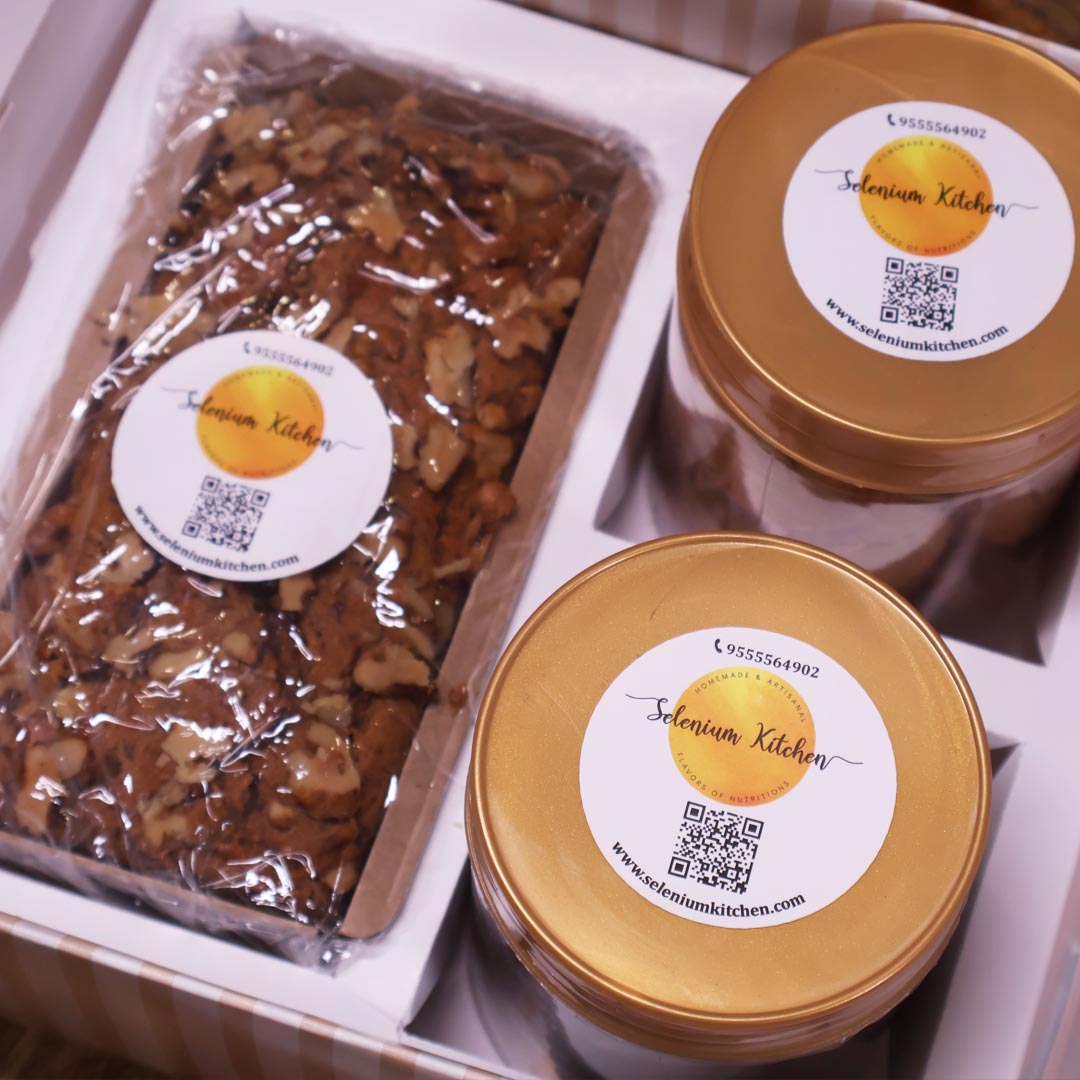2 Jar & Tea Loaf Gift Hamper Paper  Bag