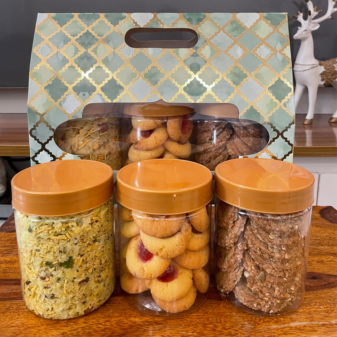 3 Jar Gift Hamper with Paper Bag