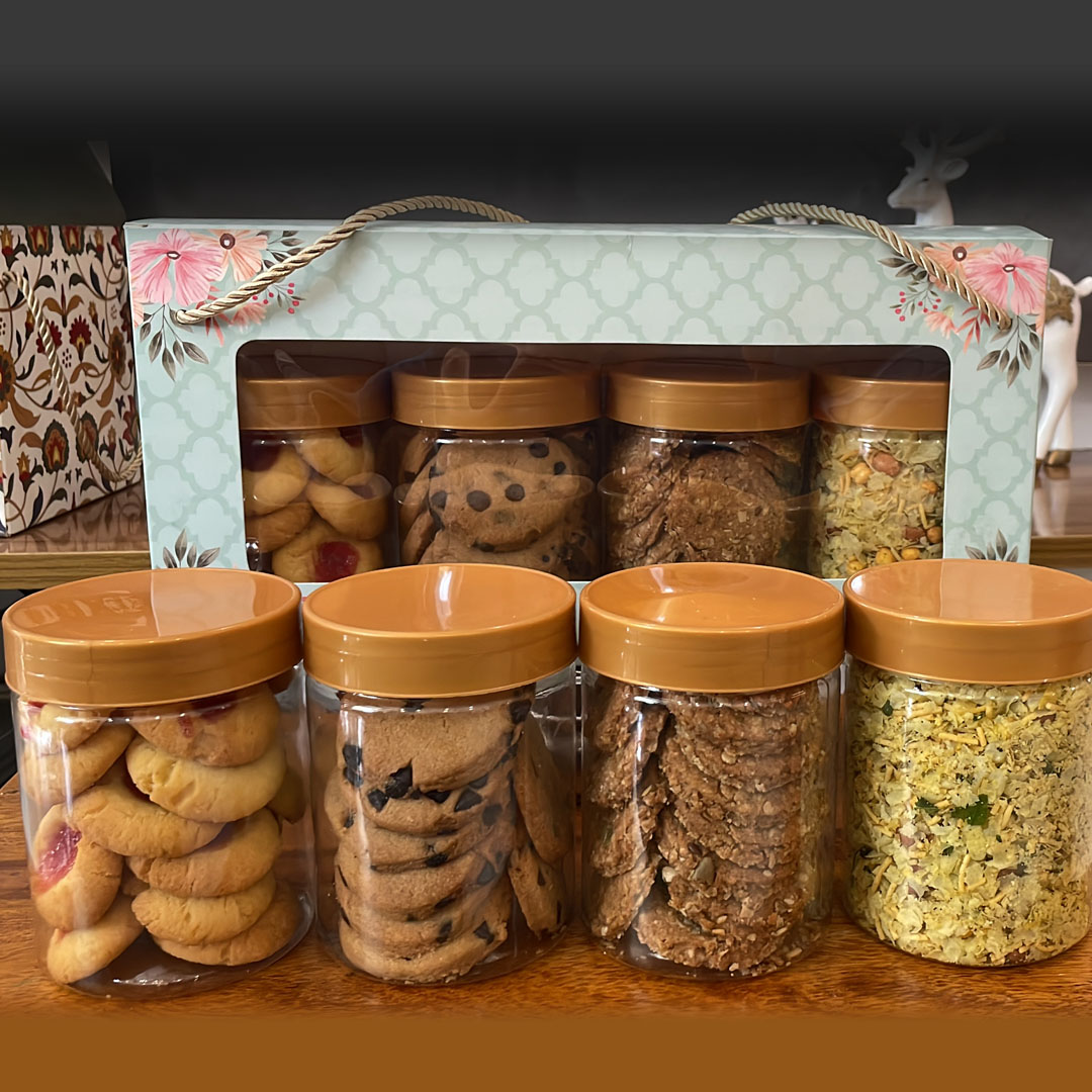 4 Jar Gift Hamper with Paper Bag