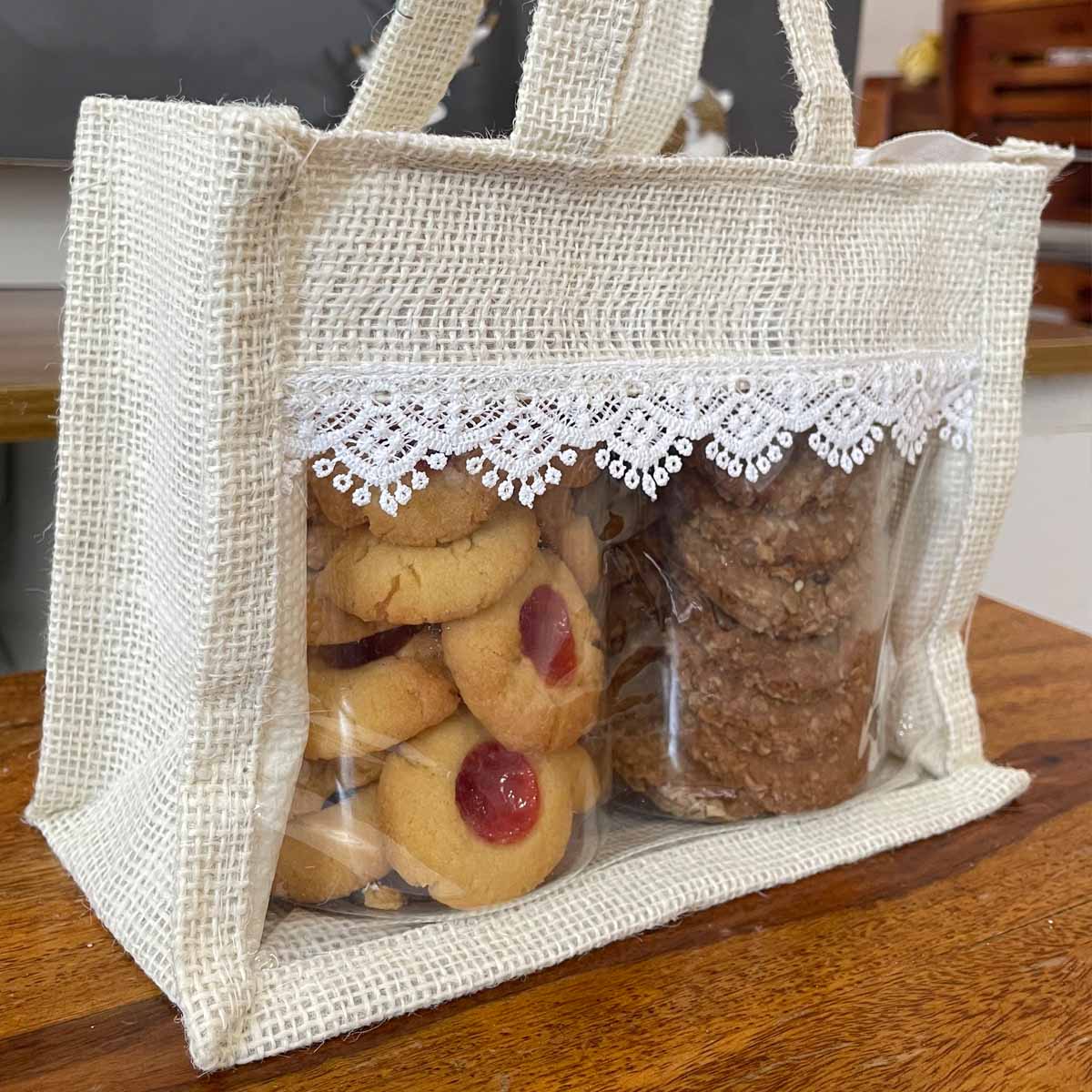 2 Jar Gift Hamper in Jute Bag