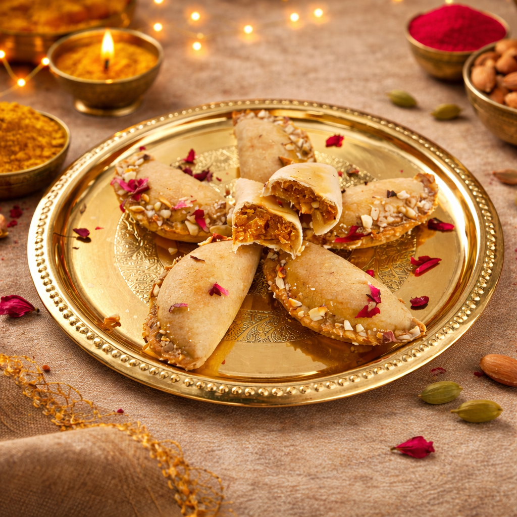 Baked Gujiya