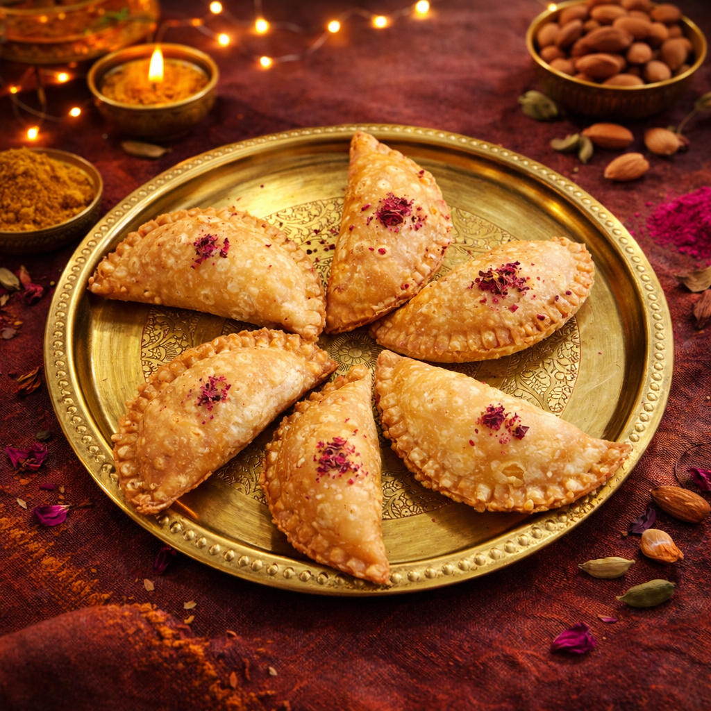 Fried Gujiya